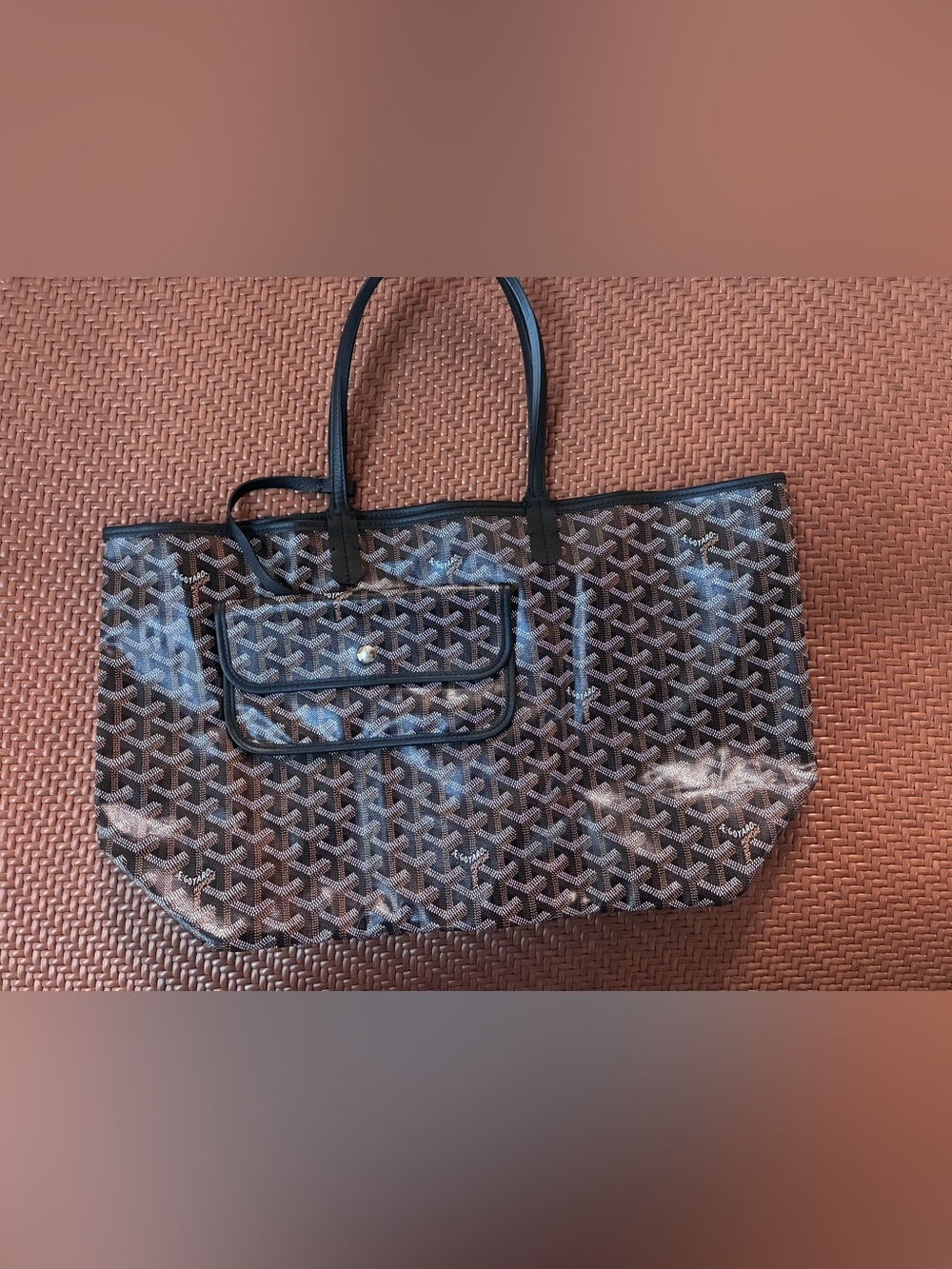 New Authentic Goyard St Louis PM in black w/ receipt